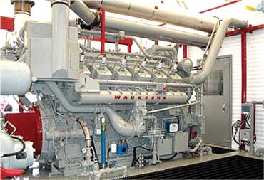 Firgure 1. V12 Waukesha engine Firgure 1. V12 Waukesha engine
