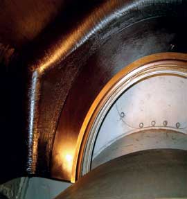 Figure 3. Heavy deposits in steam turbines are becoming a more common observation during power plant outages. Figure 3. Heavy deposits in steam turbines are becoming a more common observation during power plant outages.