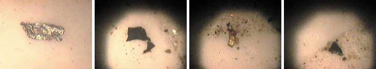 Figure 5. Evidence of boundary lubrication (sliding wear) due to inadequate lubrication revealed by wear particle analysis. Figure 5. Evidence of boundary lubrication (sliding wear) due to inadequate lubrication revealed by wear particle analysis.