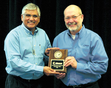 Udey Dhir with Jim Fitch, CEO, Noria Corporation Udey Dhir with Jim Fitch, CEO, Noria Corporation