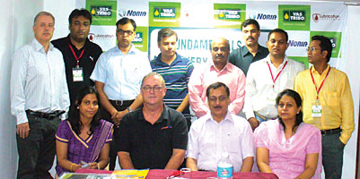 Participants of Noria training programme on “Machinery Lubrication” held in Delhi from 12th to 14th September 2013 with Mr. A. K. Sehgal, GM, Indian Oil Corporation (R&D), Faridabad. Participants of Noria training programme on “Machinery Lubrication” held in Delhi from 12th to 14th September 2013 with Mr. A. K. Sehgal, GM, Indian Oil Corporation (R&D), Faridabad.