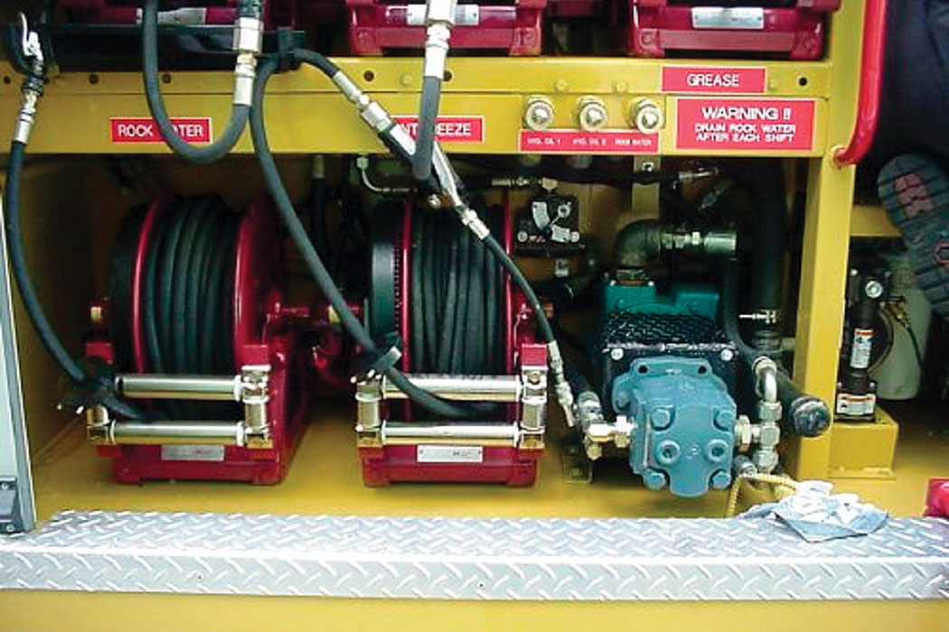 Figure 6B. Delivery Truck with Lubrication System