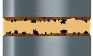 Figure 3. “Fly paper” particles Figure 3. “Fly paper” particles