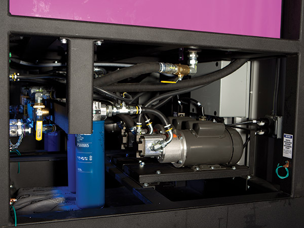 Pumps and filters are below each storage tank. Every tank has its own pump and filter. Pumps and filters are below each storage tank. Every tank has its own pump and filter.