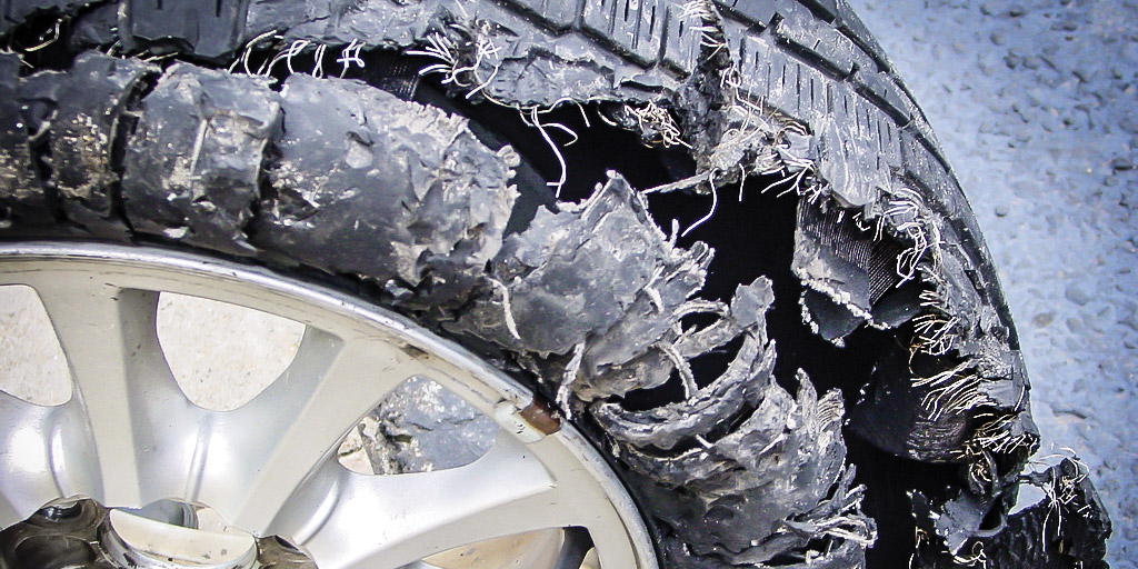 blowout tire