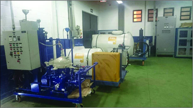 The pipeline lubrication workshop