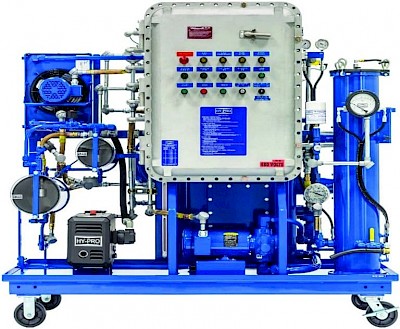 Figure 5. Vacuum dehydrator (Hy-Pro Filtration. Used with permission)