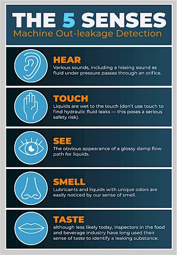 Out leakage detection 5 senses