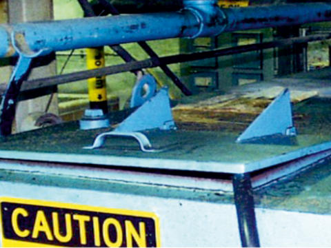 Photo of a hose obstruction