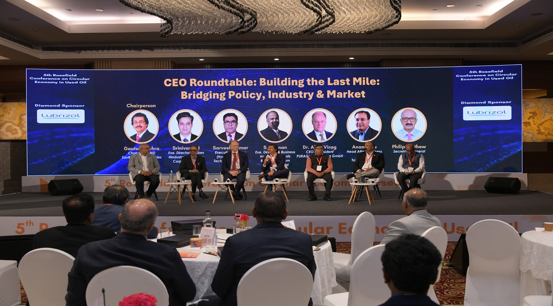 Panel discussion at the fifth Rosefield Conference on Circular Economy in Used Oil