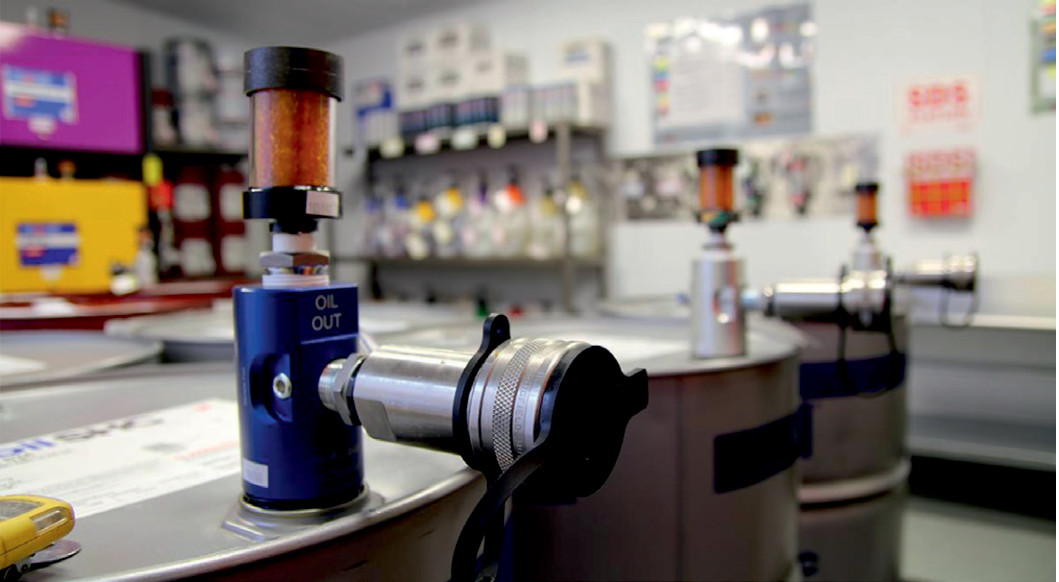 Organised lubricant storage and handling