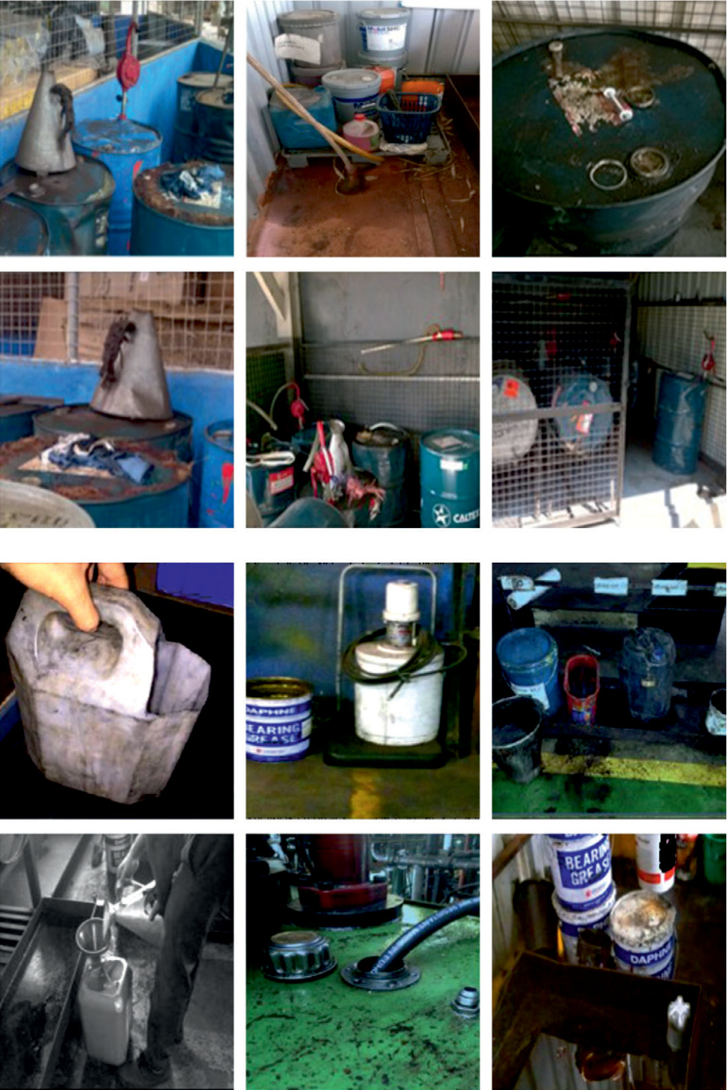 Lubrication storage and handling before implementation