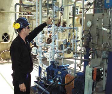 A field inspection should provide information on the lube oil system conditions and the mechanical condition of the machine.