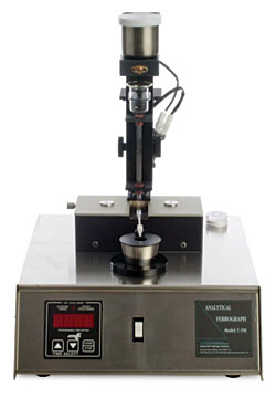 This is an example of a ferrogram maker per ASTM D7690. (Photo courtesy of Spectro Inc.)