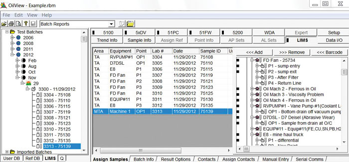 Figure 3. Creating a route using a structured database