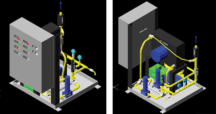 Connecting a kidney-loop filtration system to a tank or reservoir can help reduce the risks when bringing equipment back into service.