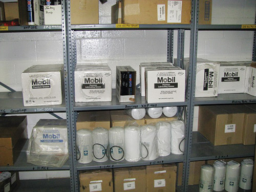 Filters, grease and other supplies are now stored in a nearby storage room, which doesn’t require the same controlled environment.