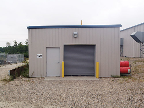 The new lube building provides more security and temperature control.