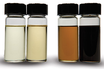 hydraulic oil samples