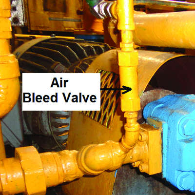 Hydraulics Figure 4: Air Bleed Valve