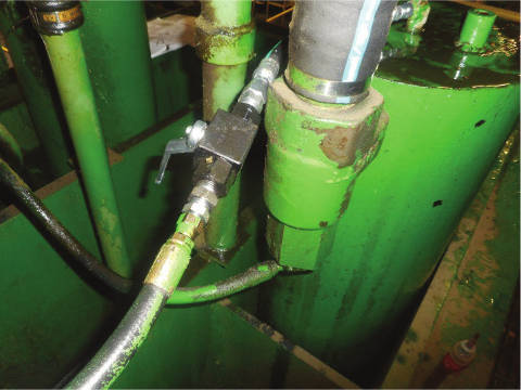 Installing a manual valve in the line to a prepress ram helped troubleshoot a pressure problem at a plywood plant.