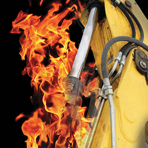 Fire resistant hydraulic fluids