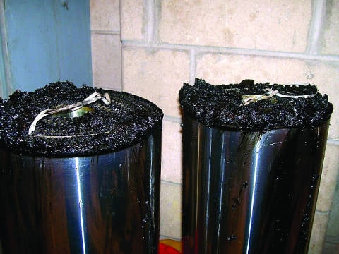 Electrostatic filtration was not deemed cost-effective for the old, degraded fluid.