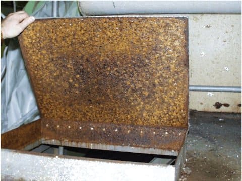 Rainmaker machines can overwhelm lubricant rust-suppression additives.